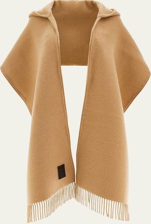 Ferragamo Hoodie Wool Scarf
