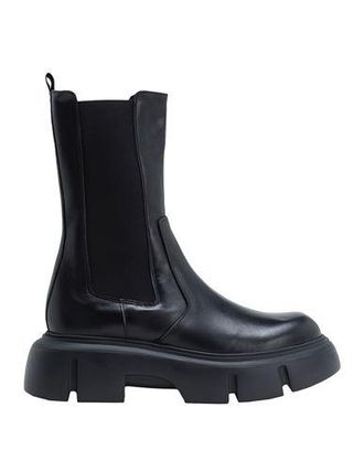 8 by YOOX LEATHER HIGH CHELSEA BOOTS
