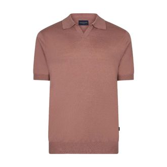 Cavallaro Polo Shirts, male, Pink, Size: 2XL Erlino Polo