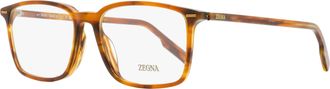 Ermenegildo Zegna Mens High Bridge Eyeglasses EZ5257-H 056 Brown Melange 55mm