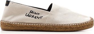 Saint Laurent Black Espadrilles Scarpe Basse White