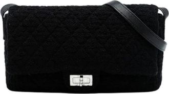 Chanel Pre-owned Fabric Crossbody Tas - Dames - Vintage Schoudertas - Zwart - ONE Size - Vintage