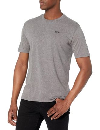 Oakley Unisexs Standard Issue Flag Tee T-Shirt, Athletic Heather Grey, Large