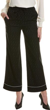 St. John Cursive Icon Silk-Blend Pant
