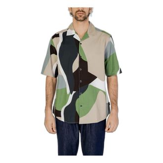 Only & Sons Short Sleeve Shirts - Heren - Korte mouwen Overhemden - Veelkleurig - M - Katoen - Overhemden