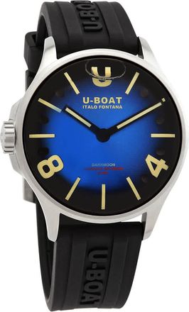U-Boat Lefty Capsoil Darkmoon Quartz Blue Dial Mens Watch 9021