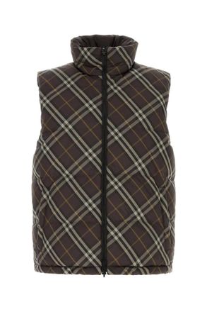 Burberry Brown Sleeveless Jacket