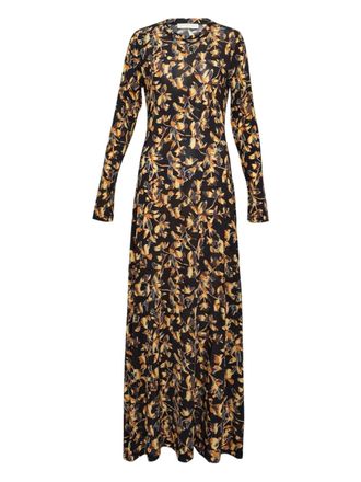 Ulla Johnson Amari long-sleeve maxi dress - women - Fabric - S - Black