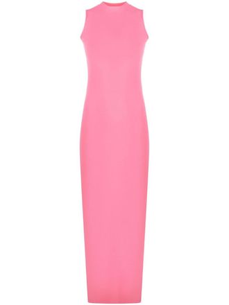 Sportmax Abito lungo con dettaglio cut-out - Rosa