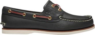 Timberland Klassieke 2-Eye Bootschoen - Heren - Bootschoenen - Blauw - 40 EU - Leer - Schoenen