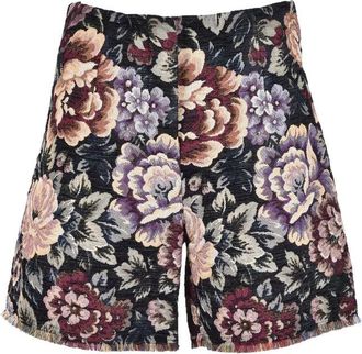 L'autre Chose Multicolor Textured Shorts