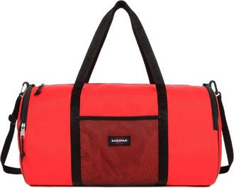 Eastpak Logo Patch Duffle Bag Red - Heren - Weekendtassen - Rood - ONE Size - Tassen