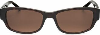 Anna Sui Ladies Red Rectangular Sunglasses AS 518AS