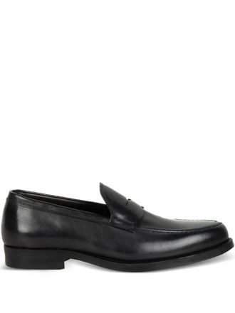 Triver Flight leather loafers - Black
