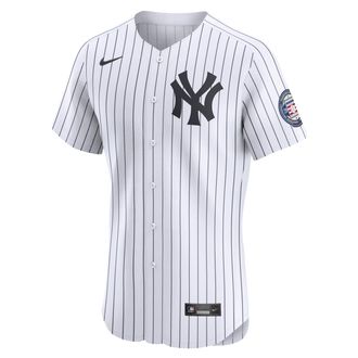 Nike Derek Jeter New York Yankees Nike Mens Dri-FIT ADV MLB Elite Jersey in White | 90B0NKHOQD5-B9N