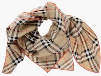 Burberry Iconic Check Silk Foulard size Unica