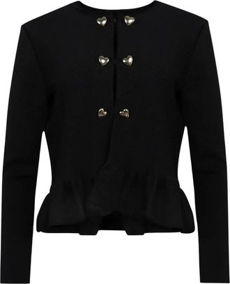 Twinset Cardigans - Dames - Vesten - Zwart - M - Truien & Vesten