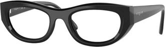 Vogue Eyewear Vo 5615 W44 Optical Frame - Dames - Brillen - Zwart - 51 MM - Nylon - Accessoires