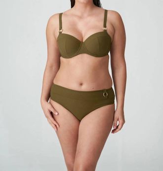 Prima Donna Sahara Padded Balcony Bikini Top In Olive
