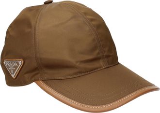 Prada mannens Hoeden Polyamide Bruin/Kurk