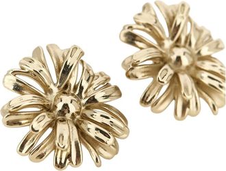 Dries Van Noten Orecchini Floreali Scolpiti - - Accessories - Donna - Giallo - ONE SIZE