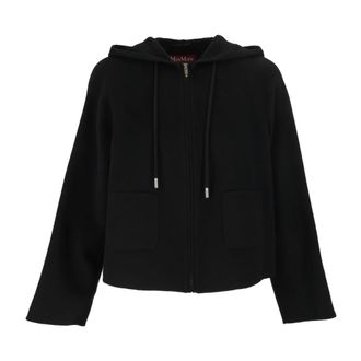 Max Mara Chaqueta corta con capucha Radente - Sweatshirts & Hoodies - Mujer - Negro - 2XS