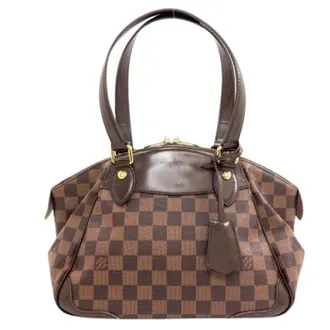 Louis Vuitton Pre-owned Handbags, female, Brown, Size: ONE SIZE Pre-owned Damier Canvas Handbag