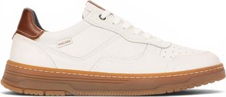 Pikolinos Pikolinos Mens White Leather Sneaker Trainers Lace-Up Sports Shoes - Salinas