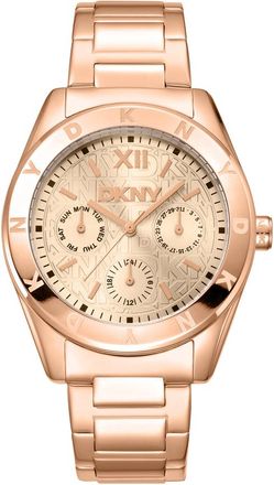 DKNY Fashion Rose Gold-tone Dial Ladies Watch DK1L015M0045