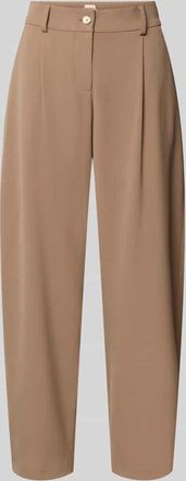 Brax Brax Wide Fit Stoffhose mit Schurwoll-Anteil Modell Megan in Beige, Gr&ouml;&szlig;e 38