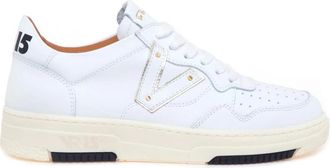 Via Roma 15 Schoenen, Dames, Wit, 39 EU, Leer, Saint Barth Sneaker