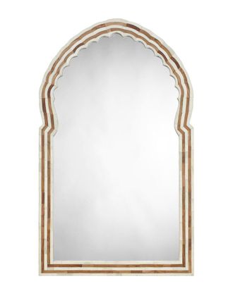 Jamie Young Co. Bardot Large Bone & Wood Mirror