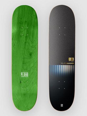 Plan B Fractal Gustavo 8.375X32 Twin Skateboard Deck patroon