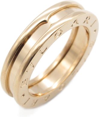 Bulgari Gold Pink Gold (18K) Band Ring (Pre-Owned)