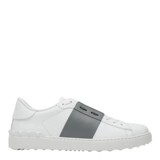 Valentino Garavani Sneakers, male, White, Size: 8 1/2 US Open Low-Top Sneaker