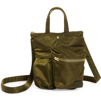 sacai x Porter Pocket Bag in Khaki at Nordstrom