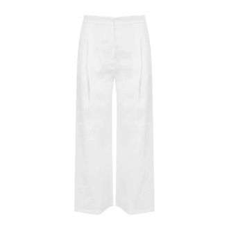 Max Mara Wide Trousers, female, White, Size: M MstTartufo Trouser