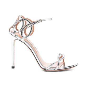 Aquazzura High Heel Sandals, female, Gray, Size: 7 1/2 US Hula Sandal 105