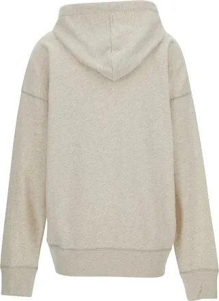 Isabel Marant Womens Hooded Sweatshirt White Cotton Blend Sweatshirts Sweater