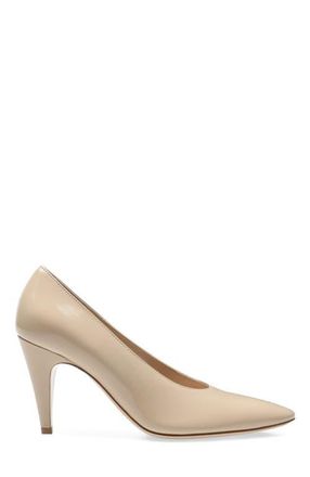 Gianvito Rossi Amelia Pumps in Beige Nappa at Nordstrom, Size 37.5