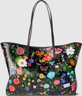 Gucci Tribeca Large Tote Bag, Black, Fabric