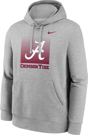 Nike Alabama Primetime Nike Mens College Pullover Hoodie in Grey | NKDK06GABN-JM7