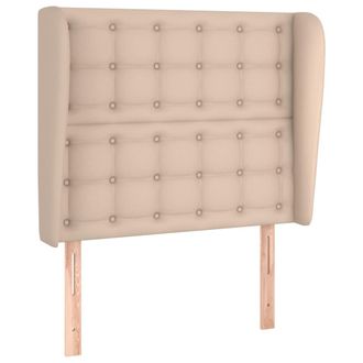 vidaXL Vidaxl - Testiera Ad Orecchio Cappuccino 103x23x118/128 Cm In Similpelle