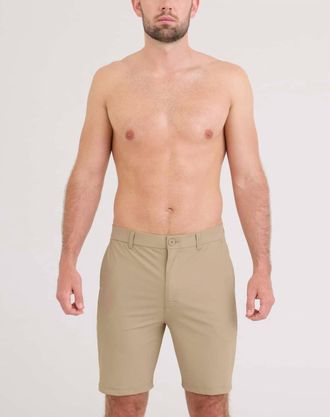 Saxx Caddie Golf Short 8In In Perfect Khaki