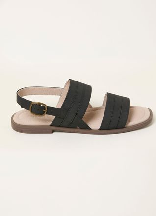Fat Face FatFace Amalie Black Leather Sandal
