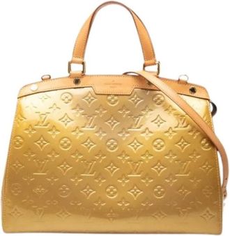 Louis Vuitton Pre-owned Brea GM - Dames - Vintage Handtas - Geel - ONE Size - Leer - Vintage