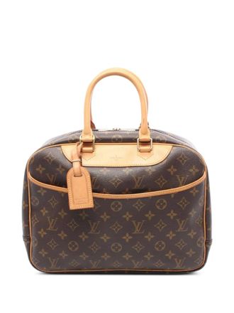 Louis Vuitton 1997 Deauville Bowling Monogram tote bag - women - PVC/Leather - One Size - Brown
