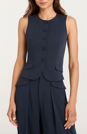 Cinq &agrave; Sept Winora Vest in Navy at Nordstrom, Size X-Small