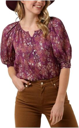 Vanessa Bruno Paarse Seban Blouse voor Vrouwen - Dames - Blouses - Paars - M - Overhemden