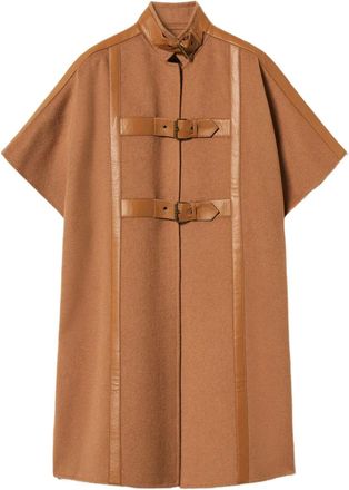 Twin-Set Mantella con fibbia - Marrone